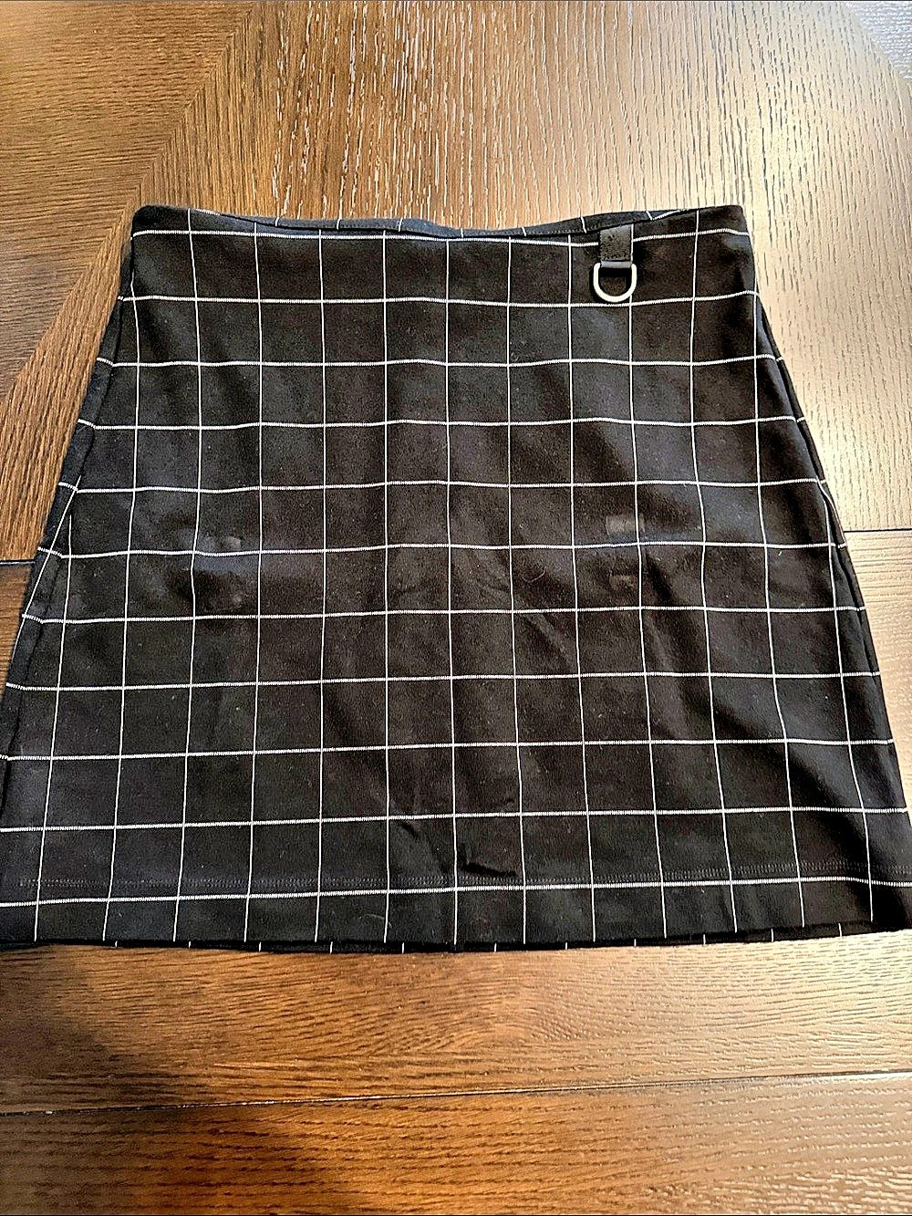 Kenneth Cole Checkered Mini Skirt in Black & White Size 10